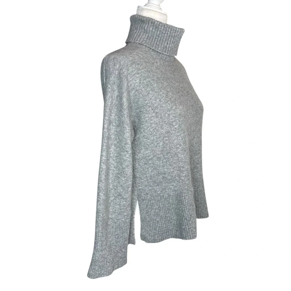 J. Crew Turtleneck Sweater in Supersoft Yarn Size XS‎ Gray Wool Alpaca Classic